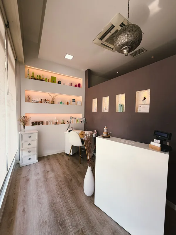 La reception di Essentia Beauty Room a Treviso